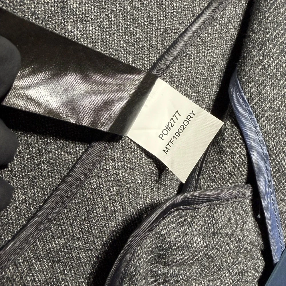 Faherty Blazer Mens XL Gray Solid Ideal Blazer MTF1902-GRY Reserve Knit Japan